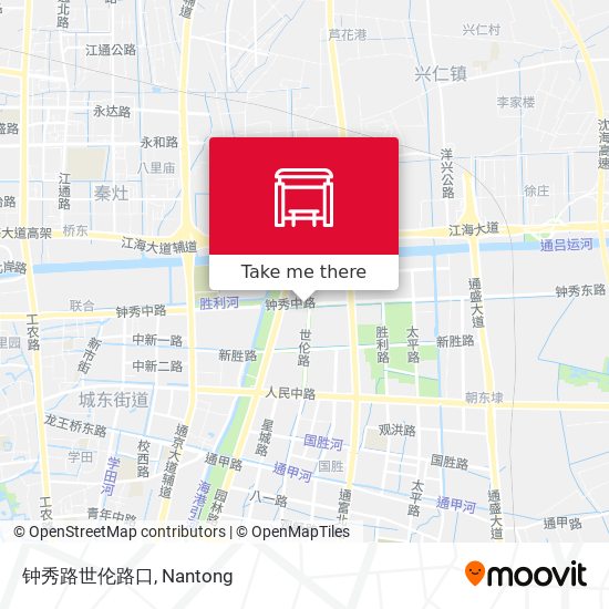 钟秀路世伦路口 map