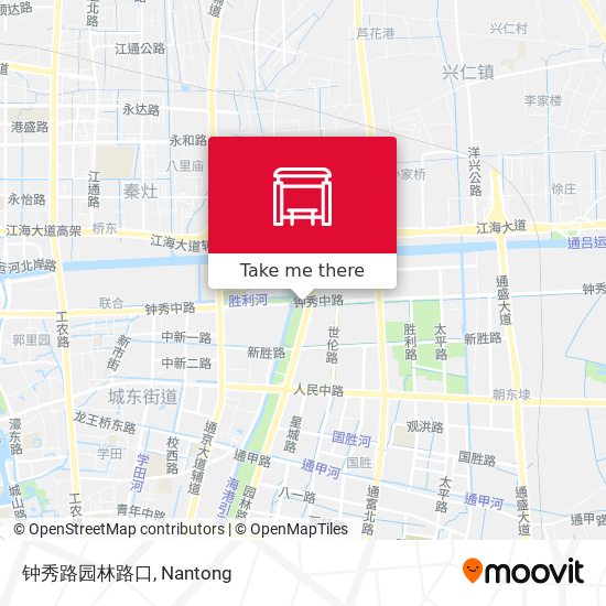 钟秀路园林路口 map