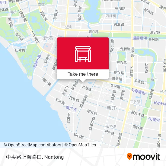 中央路上海路口 map