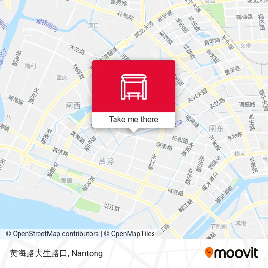 黄海路大生路口 map
