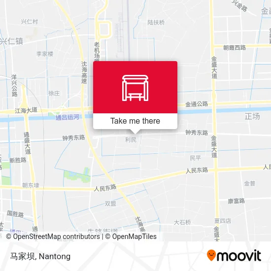 马家坝 map