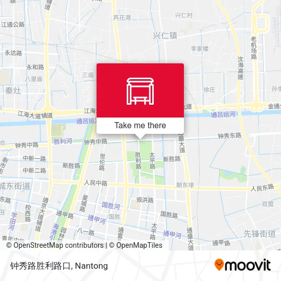 钟秀路胜利路口 map