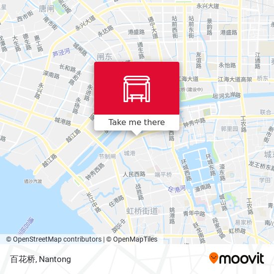 百花桥 map