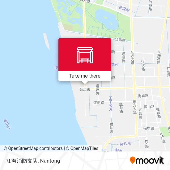 江海消防支队 map