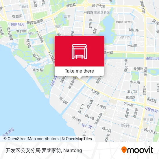 开发区公安分局·罗莱家纺 map