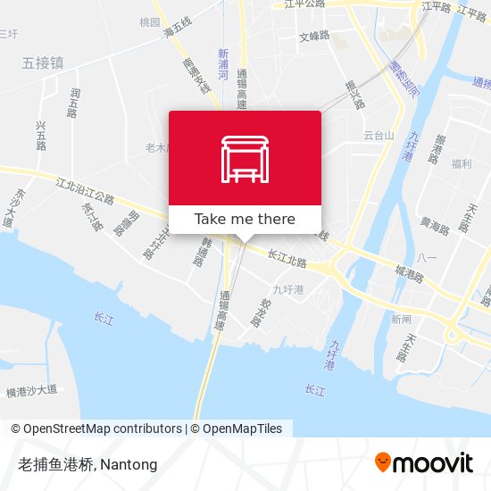 老捕鱼港桥 map