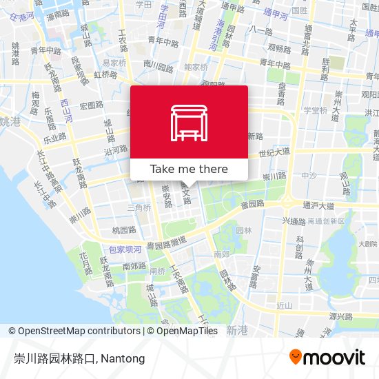崇川路园林路口 map