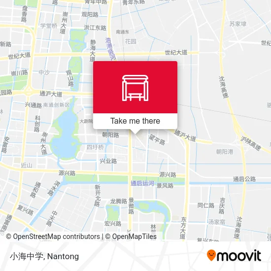 小海中学 map