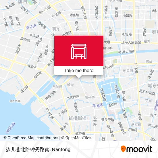 孩儿巷北路钟秀路南 map