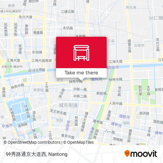 钟秀路通京大道西 map