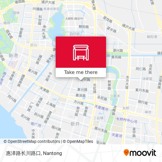 惠泽路长川路口 map