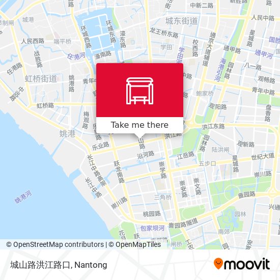 城山路洪江路口 map