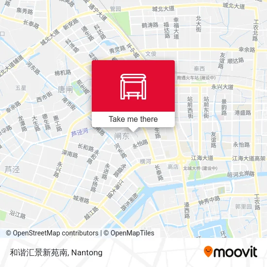 和谐汇景新苑南 map