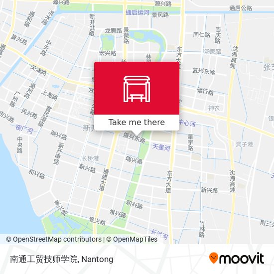 南通工贸技师学院 map