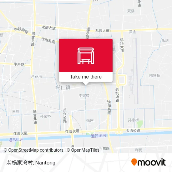 老杨家湾村 map