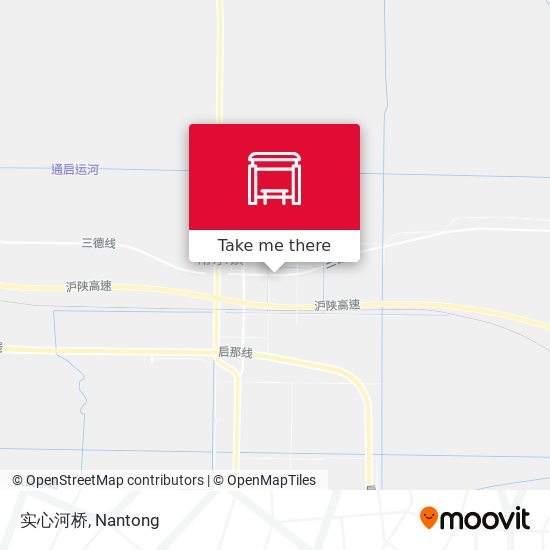 实心河桥 map