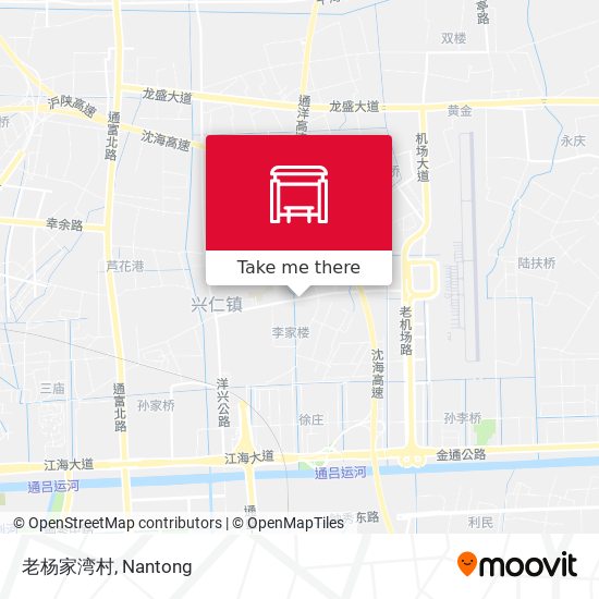 老杨家湾村 map