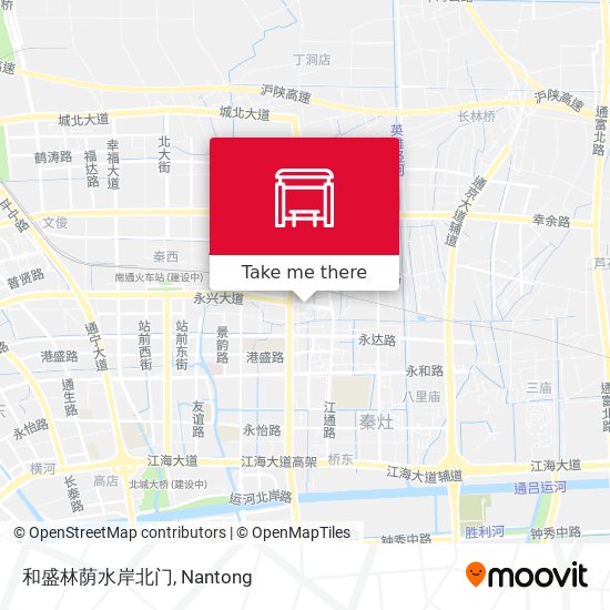 和盛林荫水岸北门 map