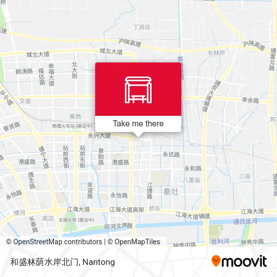 和盛林荫水岸北门 map