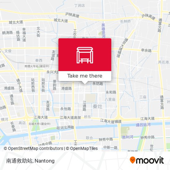 南通救助站 map