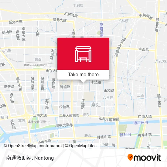南通救助站 map