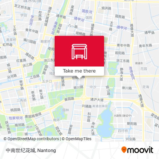 中南世纪花城 map