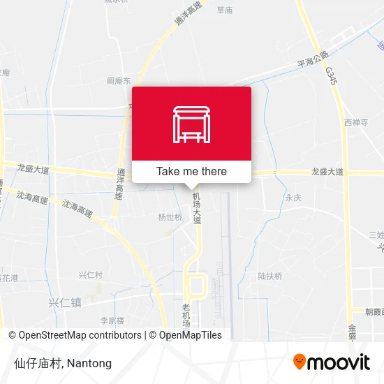 仙仔庙村 map