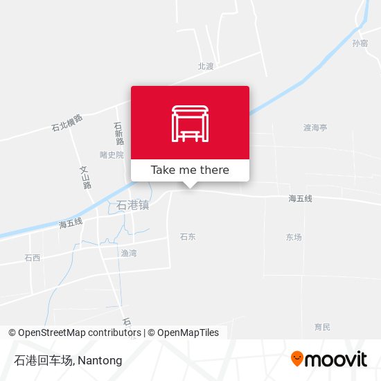 石港回车场 map