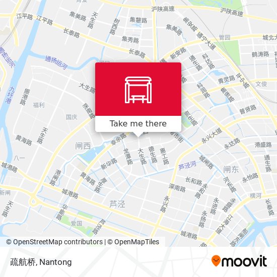 疏航桥 map