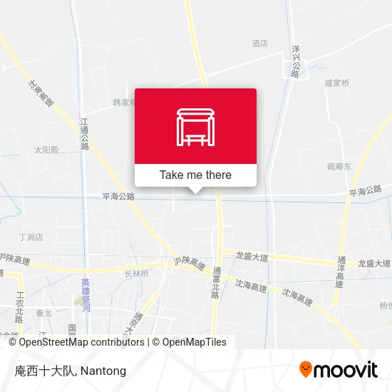 庵西十大队 map