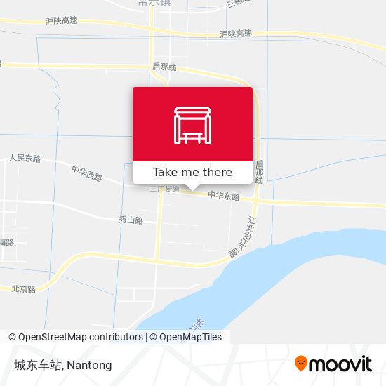 城东车站 map