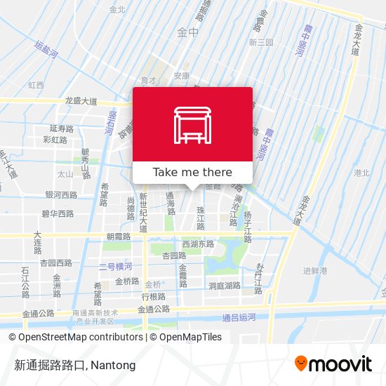 新通掘路路口 map