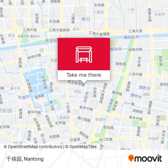 千禧园 map