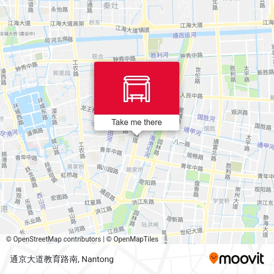 通京大道教育路南 map