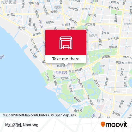 城山家园 map