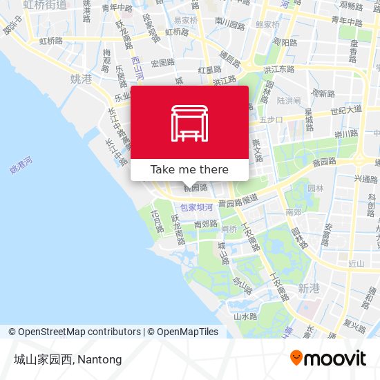 城山家园西 map