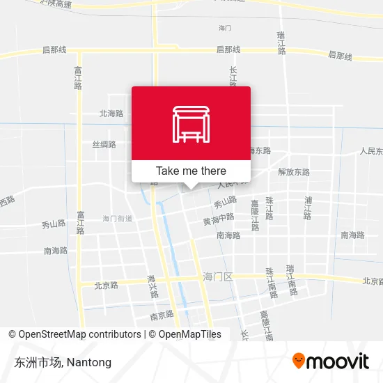 东洲市场 map
