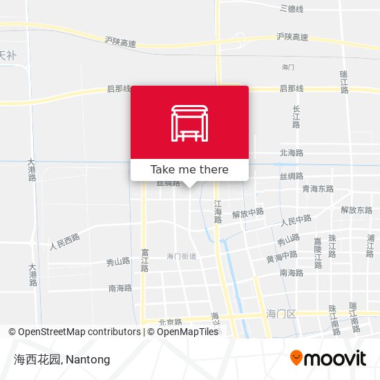 海西花园 map