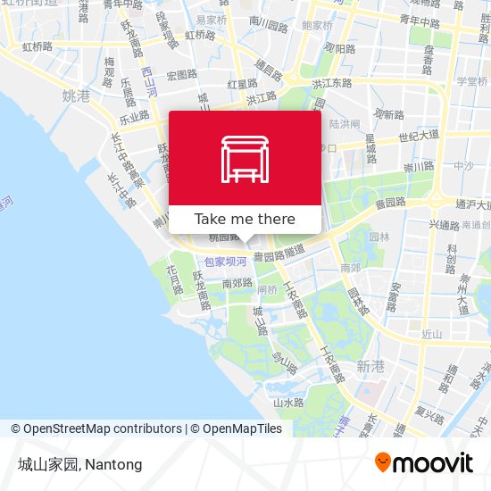 城山家园 map