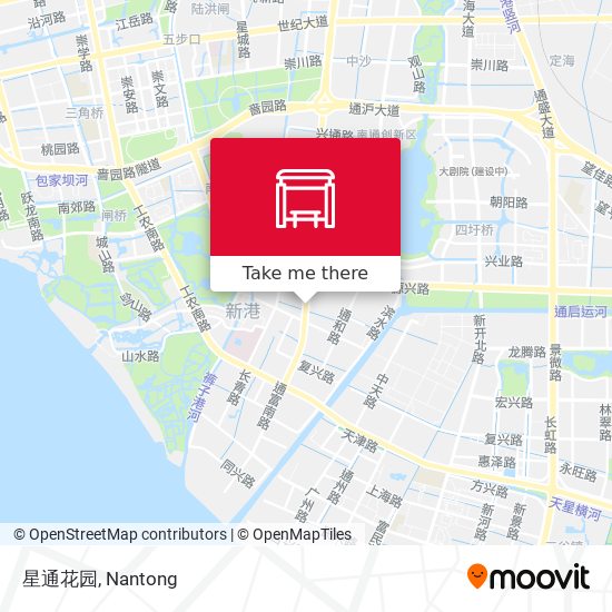 星通花园 map