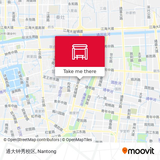 通大钟秀校区 map