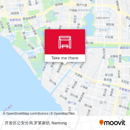 开发区公安分局.罗莱家纺 map