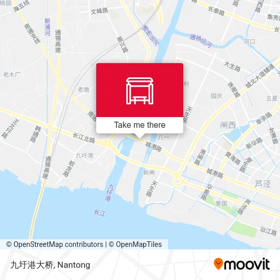九圩港大桥 map