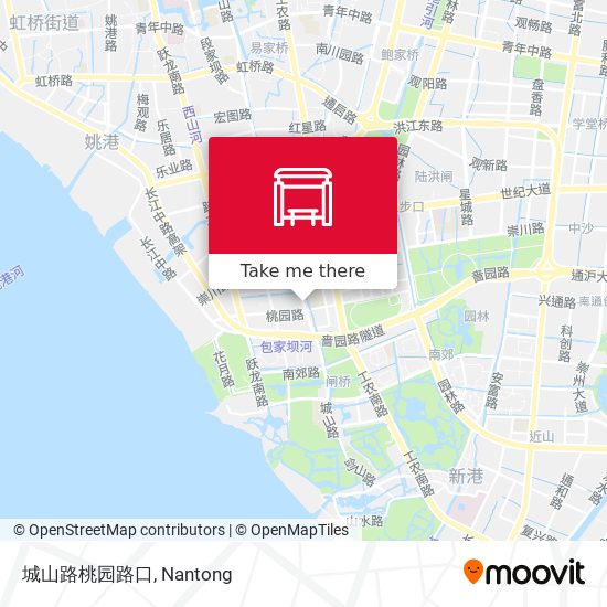 城山路桃园路口 map