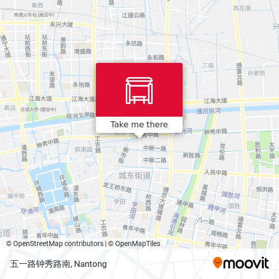 五一路钟秀路南 map