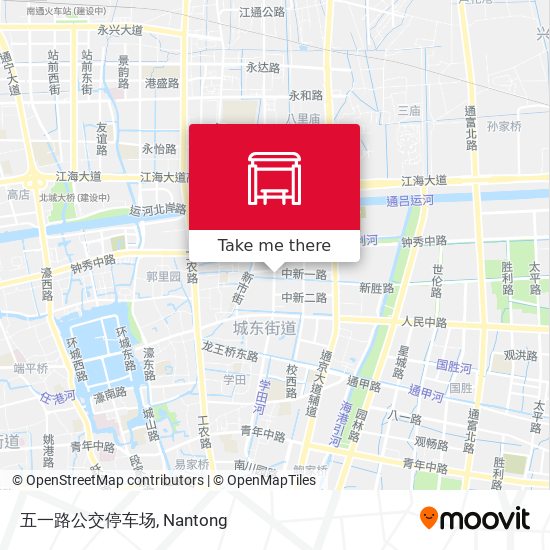 五一路公交停车场 map