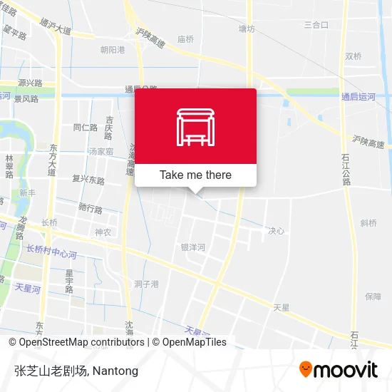 张芝山老剧场 map