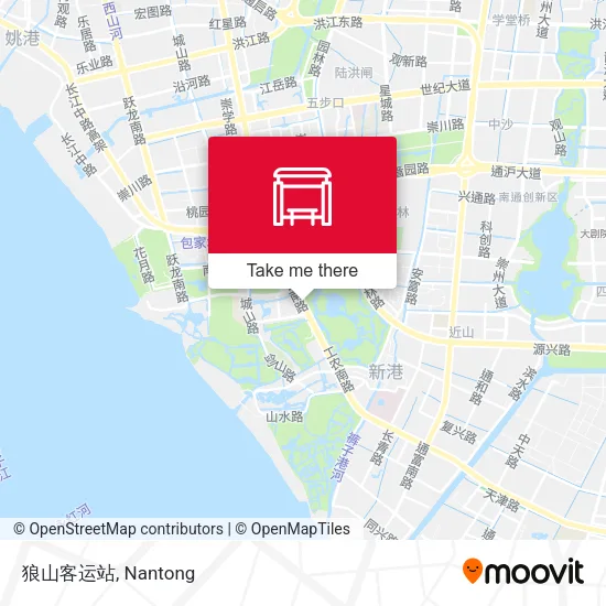 狼山客运站 map