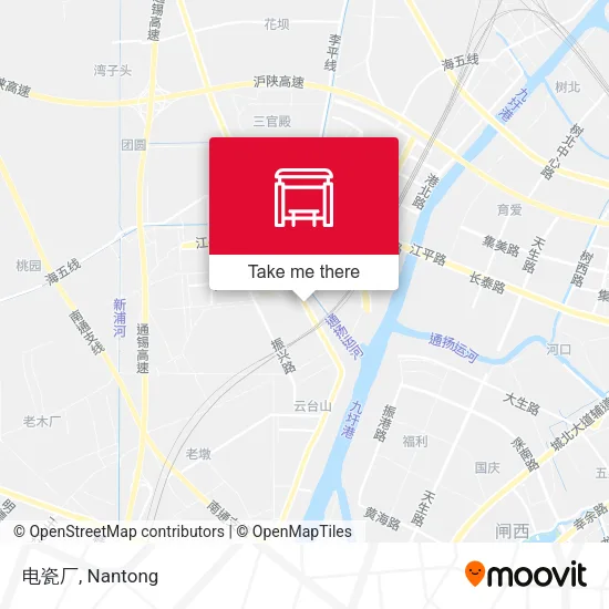 电瓷厂 map