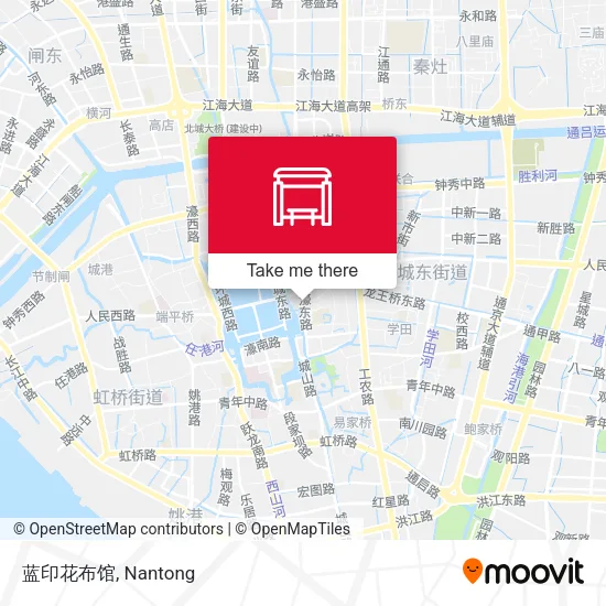 蓝印花布馆 map